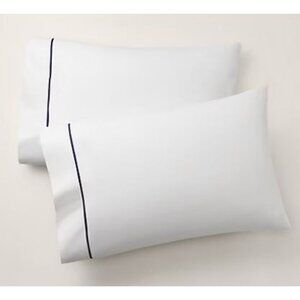 Ralph Lauren Organic Cotton Palmer Standard Pillowcase Loft Grey NEW